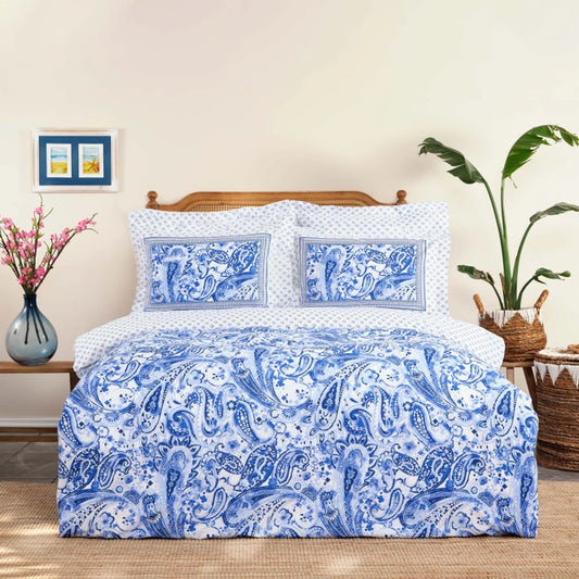 Cotton Double Duvet Cover Set - 4pcs